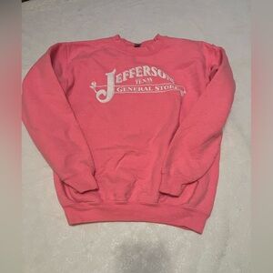 Jefferson General Store (Texas) women’s large hot pink sweatshirt. K